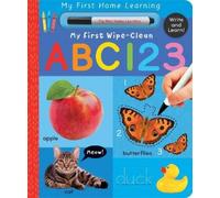 Lauren Crisp My First Wipe-Clean ABC 123 (Libro di cartone)