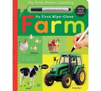 Lauren Crisp My First Wipe-Clean Farm (Libro di cartone) My First Home Learning