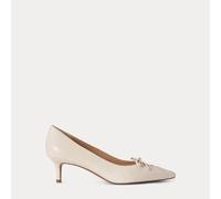 Lauren Décolleté Adrienne in cuoio nappa EU 36 White