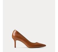 Lauren-ftw Lanette Leather Heel Shoes Marrone EU 36 1/2 Donna
