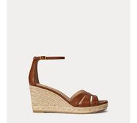 Lauren Espadrillas Nellie in cuoio nappa EU 37 Brown