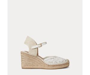Lauren Espadrillas Robby in pizzo all'uncinetto EU 37.5 White
