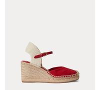 Lauren Espadrillas Robby in tela e iuta EU 36 Red
