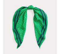 Lauren Foulard a pois e righe TAGLIA UNICA Green