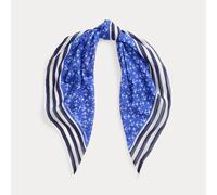 Lauren Foulard a righe con ancore TAGLIA UNICA Blue