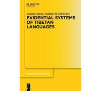Lauren Gawne Evidential Systems of Tibetan Languages (Copertina rigida)