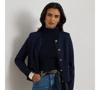Lauren Giacca in maglia girocollo taglio corto XS Blue