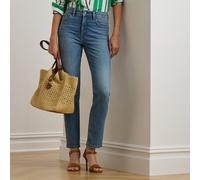Lauren Jeans dritti a vita alta alla caviglia 46 Blue