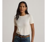 Lauren Maglia in cotone e modal a maniche corte M Cream