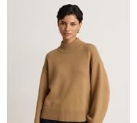 Lauren Maglia in misto lana con collo a lupetto M Tan