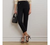 Lauren Pantaloni alla caviglia in tessuto ponte S Black