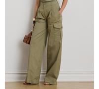 Lauren Pantaloni cargo in twill di cotone 40 Green