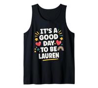 Lauren Personalized Retro Girls Custom Lauren Name Canotta
