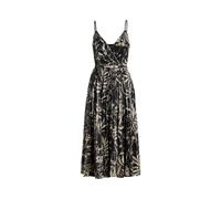 Lauren Ralph Lauren Abito cocktail con stampa e paillettes IT 40 Nero/Color cuoio