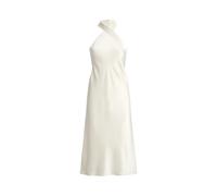 Lauren Ralph Lauren Abito halter da cocktail in charmeuse IT 36 Crema mascarpone