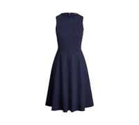 Lauren Ralph Lauren Abito svasato in tessuto ponte IT 46 Blu navy faro