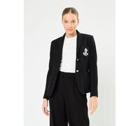 Lauren Ralph Lauren - Blazer en jacquard à broderie bullion Nero - Abbigliamento L Nero