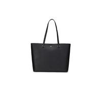 Lauren Ralph Lauren Karly Large Borsa shopper nero, pelle, donna