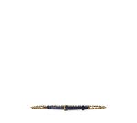 Lauren Ralph Lauren Cintura sottile cuoio nappa con catena XL Blu navy francese