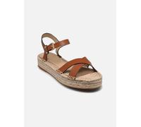 Lauren Ralph Lauren - Emeryn Espdr-Espadrilles-Flat Marrone - Sandali e scarpe aperte 38 Marrone