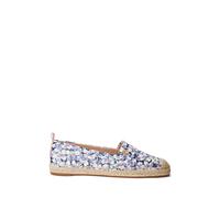 Lauren Ralph Lauren Espadrillas Cameryn III in pelle a fiori IT 34.5 Blue/Cream/Pink