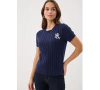 Lauren Ralph Lauren - Eyelah-Short Sleeve-Pullover Blu - Abbigliamento S Blu