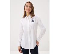 Lauren Ralph Lauren - Kotta-Long Sleeve-Button Front Shirt Bianco - Abbigliamento S Bianco