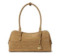 Lauren Ralph Lauren Marcy Borsa a spalla Vera Pelle 35.5 cm beige