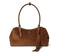 Lauren Ralph Lauren Marcy Borsa a spalla Vera Pelle 35.5 cm marrone