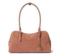 Lauren Ralph Lauren Marcy Borsa a spalla Vera Pelle 35 cm marrone