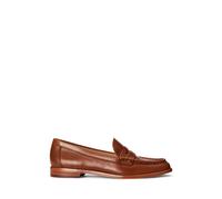Lauren Ralph Lauren Mocassini Wynnie in pelle brunita IT 35 Color cuoio intenso