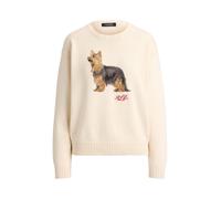 Lauren Ralph Lauren Pullover crema / marrone / rosso sangue / nero Donna - Abbigliamento - Pullover e cardigan - Maglioni - Pullover in maglia fine Lauren Ralph Lauren XS