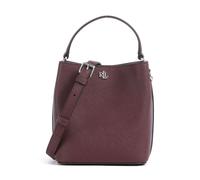 Lauren Ralph Lauren Reese Small Borsa a secchiello vino, pelle, donna