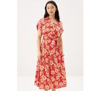 Lauren Ralph Lauren - Robe chemise nouée devant Rosso - Abbigliamento 42 Rosso