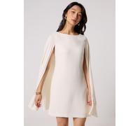 Lauren Ralph Lauren - Robe de cocktail à cape en georgette Bianco - Abbigliamento 40 Bianco