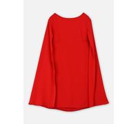 Lauren Ralph Lauren - Robe de cocktail à cape en georgette Rosso - Abbigliamento 42 Rosso