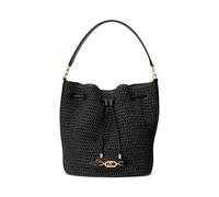Lauren Ralph Lauren Secchiello Andie grande in paglia TAGLIA UNICA Nero