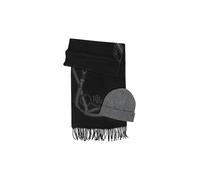 LAUREN RALPH LAUREN Set 2 pezzi cappello e sciarpa nero