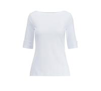 Lauren Ralph Lauren - T-shirt en coton stretch Bianco - Abbigliamento S Bianco
