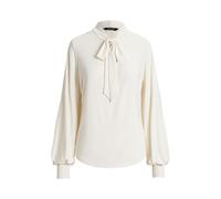 Lauren Ralph Lauren Top in jersey stretch con fiocco XL Crema mascarpone