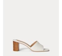 Lauren Sandali Everley in cuoio nappa 38 White