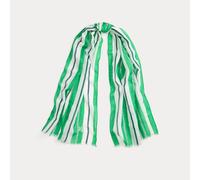 Lauren Sciarpa avvolgente in lino e cotone TAGLIA UNICA Green