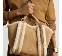 Lauren Tote Tasha piccola con shearling TAGLIA UNICA Brown