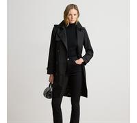 Lauren Apparel 297967122 Trench Coat Nero L Donna