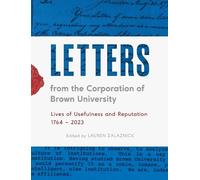 Lauren Zalaznic Letters from the Corporation of Brown Univers (Copertina rigida)