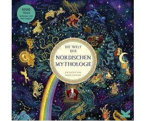 Laurence King Il Mondo della Mitologia nordica. Un Puzzle da 1000 Pezzi, Giallo