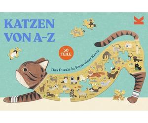 Laurence King Katzen von A bis Z: Das Puzzle in Form Einer Katze
