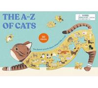 Laurence King Publishing The a to Z of Cats: A Cat-Shaped Jigsaw Puzzle