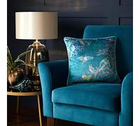 Laurence Llewelyn-Bowen - Birdity Assurdity - Federa per cuscino - 43 x 43 cm in blu