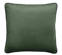 Laurence Llewelyn-Bowen - Cuscino imbottito in velluto, 43 x 43 cm, colore: Verde bottiglia